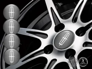 Lincoln Harzgewölbte Aufkleber Rennsport-Felgenlogos